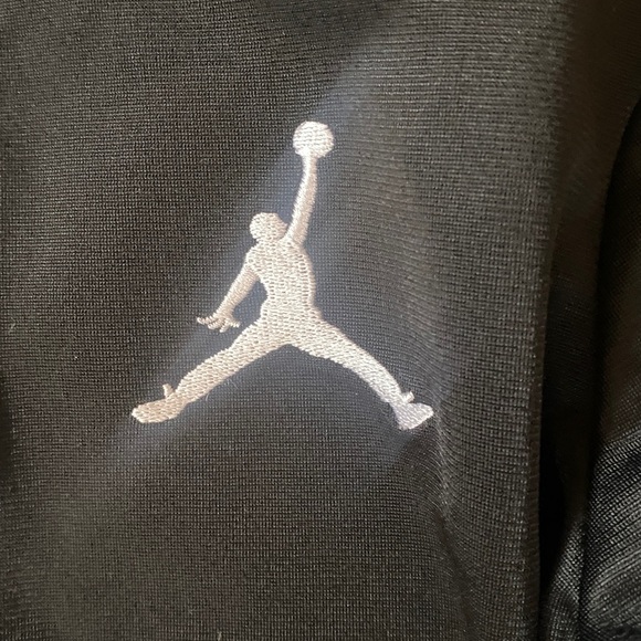 Jordan Black Jacket with Red and White Accents - Picture 3 of 5